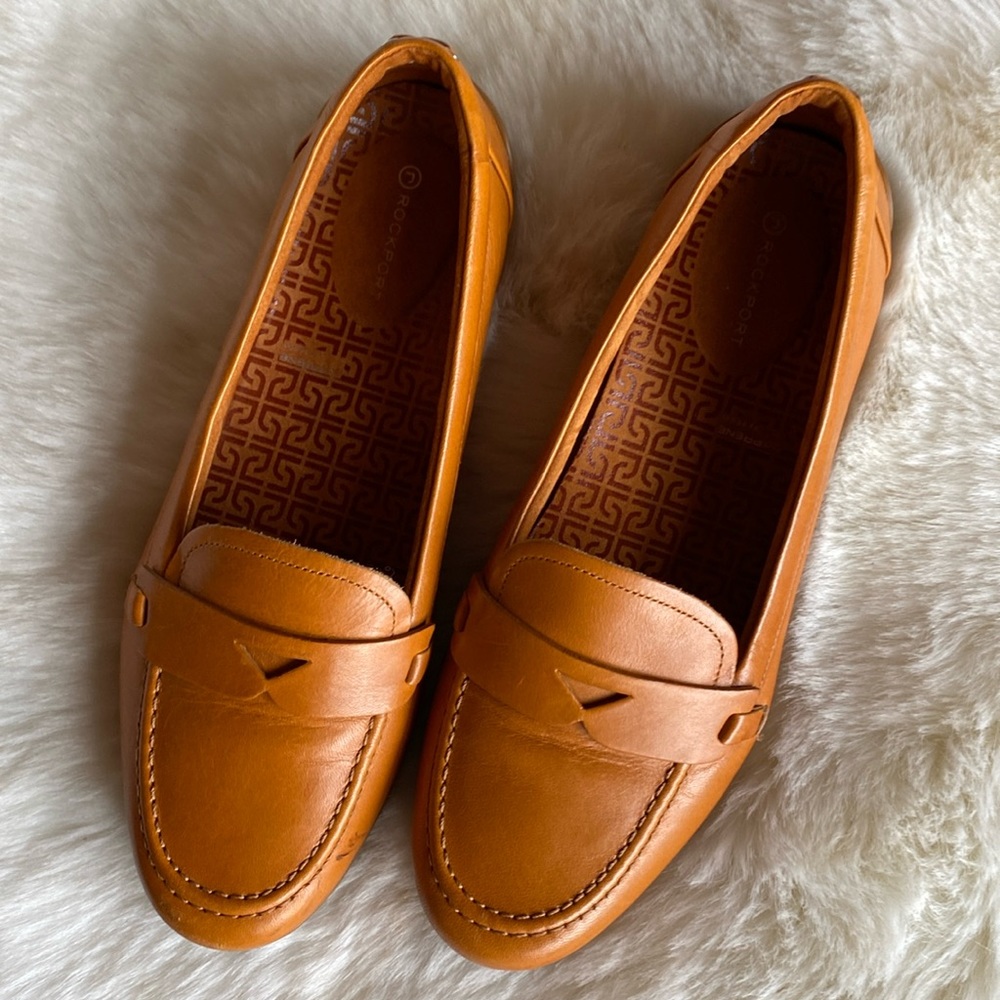 Rockport Tan Leather Loafers